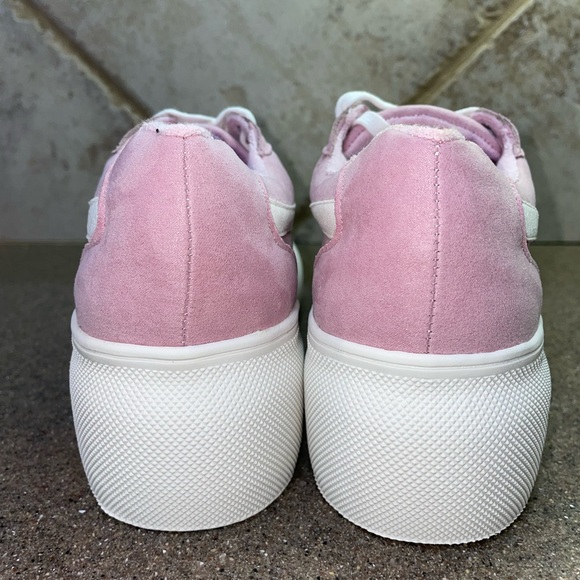 🆕Madden Girl “Ollie” Pink Lace Up platform Sneaker, Size 8.5 - Picture 11 of 14